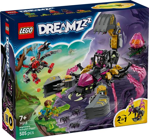 LEGO DREAMZzz 71513 La pelleteuse scorpion des cauchemars