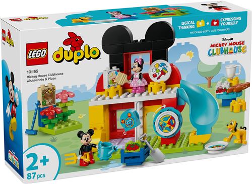 LEGO DUPLO Disney 10465 La maison de Mickey Mouse avec Minnie et Pluto