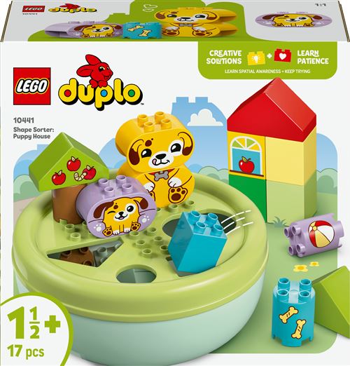 LEGO DUPLO My First 10441 Trieur de formes : la niche du chiot
