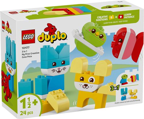 LEGO DUPLO My First 10477 Les jolis animaux créatifs 3-en-1