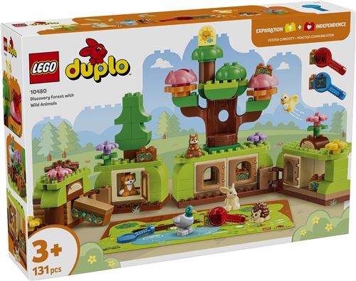 LEGO DUPLO Town 10480 Découverte de la forêt avec des animaux sauvages