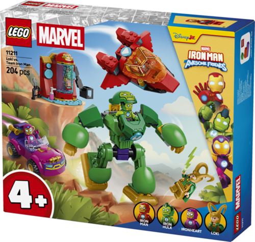 LEGO Disney Junior Marvel 11211 Loki contre la Team Iron Man