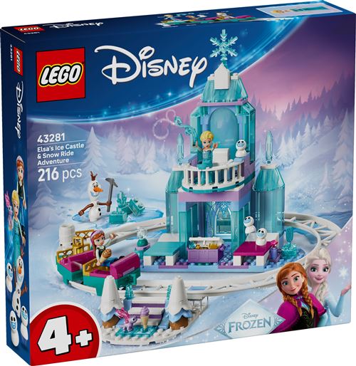 LEGO Disney Princess 43281 Le château de glace et la piste enneigée d'Elsa