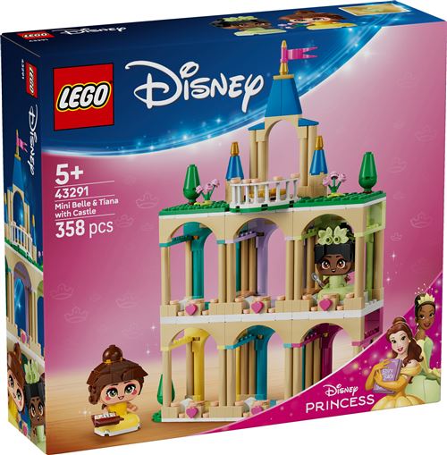 LEGO Disney Princess 43291 Belle et Tiana miniatures avec un château