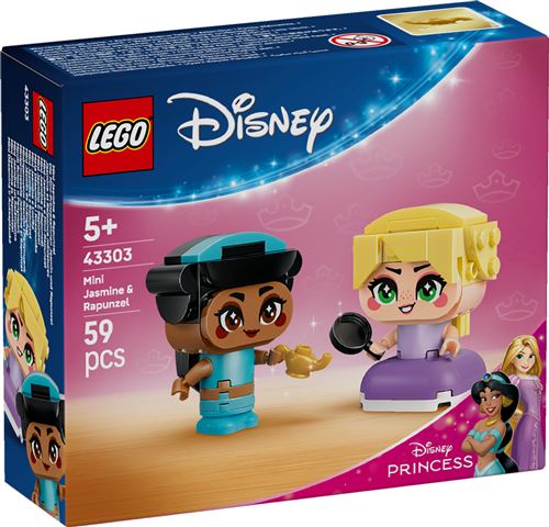 LEGO Disney Princess 43303 Jasmine et Raiponce miniatures