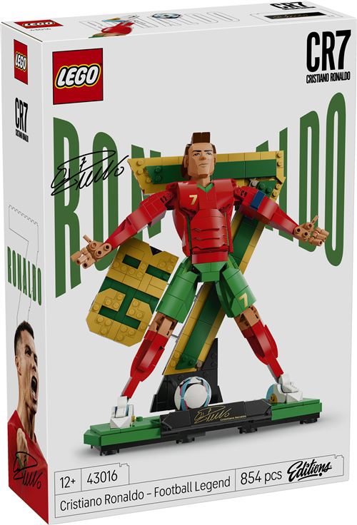 LEGO Editions Football 43016 Cristiano Ronaldo – Légende du foot