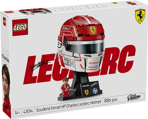 LEGO Editions Formula 1 43014 Scuderia Ferrari HP Casque de Charles Leclerc
