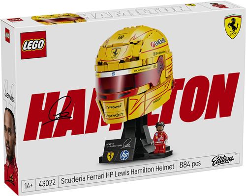 LEGO Editions Formula 1 43022 Scuderia Ferrari HP Casque de Lewis Hamilton