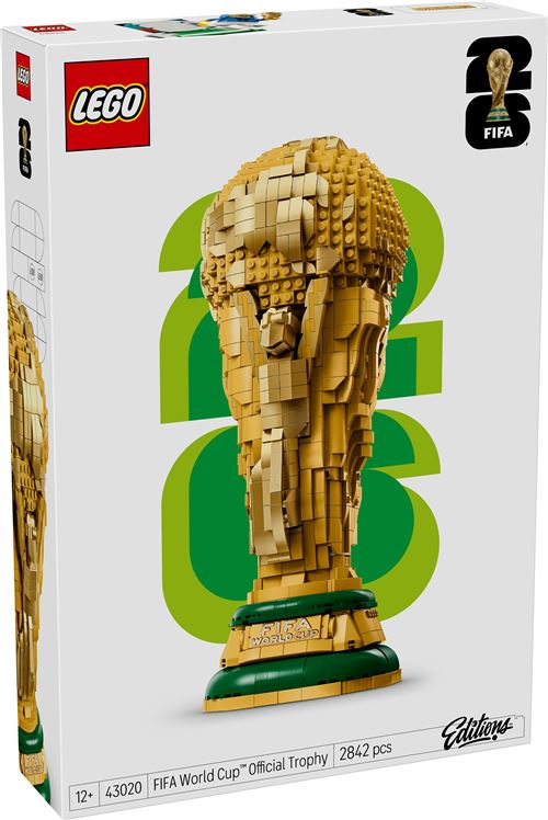 LEGO Editions Sports 43020 Trophée officiel de la Coupe du monde de la FIFA
