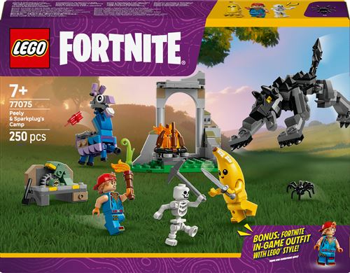 LEGO Fortnite 77075 Le camp de Banane et Mécano