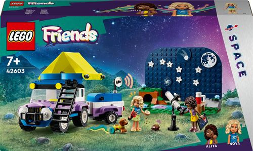 LEGO Friends 42603 Le camping-car d'observation des étoiles