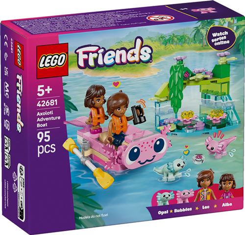 LEGO Friends 42681 Le bateau d'aventures axolotl