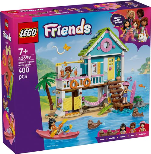 LEGO Friends 42699 La maison sur la plage et les phoques