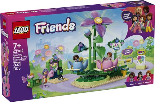 LEGO Friends 42702 La fleur tournoyante et les tasses à thé féériques