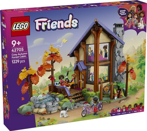 LEGO Friends 42705 La cabane chaleureuse dans la forêt