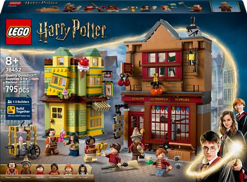 LEGO Harry Potter 76452 Magasin d'accessoires de Quidditch et marchand de glaces