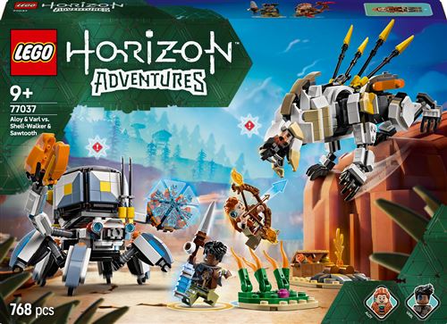 LEGO Horizon 77037 Aloy et Varl contre Testudien et Dents de scie