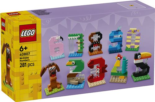 LEGO Iconic 40807 Les chiffres d'anniversaire