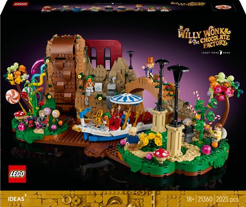 LEGO Ideas 21360 Willy Wonka et la chocolaterie Exclusivité Fnac