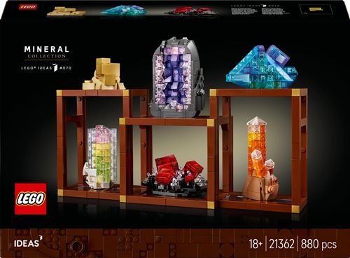 LEGO Ideas 21362 Collection de minéraux