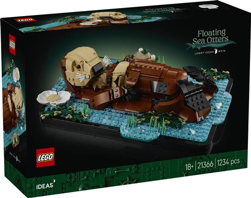 LEGO Ideas 21366 Les loutres câlines