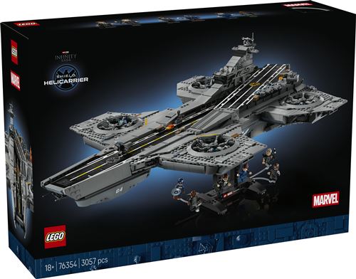 LEGO Marvel 76354 L'héliporteur du Shield