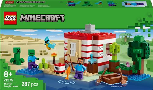 LEGO Minecraft 21275 La maison en TNT de la jungle