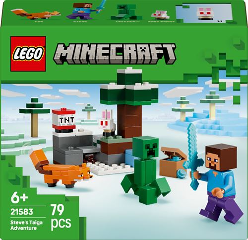 LEGO Minecraft 21583 Les aventures de Steve dans la taïga