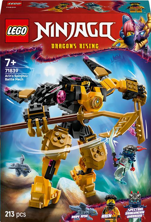 LEGO Ninjago 71839 Le robot de Spinjitzu d'Arin