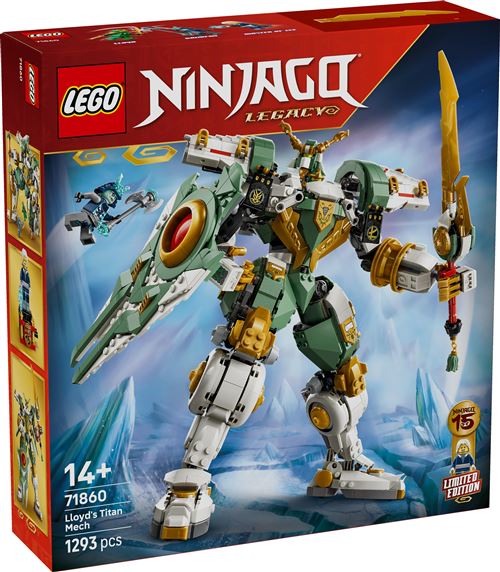 LEGO Ninjago 71860 15e anniversaire : le robot Titan de Lloyd