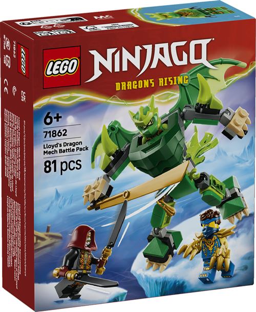LEGO Ninjago 71862 Pack de combat : le robot dragon de Lloyd
