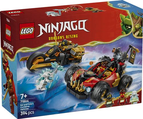 LEGO Ninjago 71864 Véhicules combinables de Kai et Cole