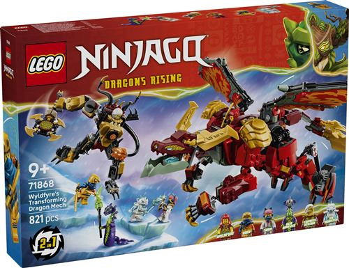 LEGO Ninjago 71868 Le robot dragon transformable de Braséra