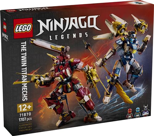 LEGO Ninjago 71870 Les robots Titan jumeaux