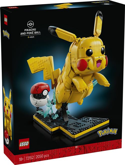LEGO Pokémon 72152 Pikachu et Poké Ball