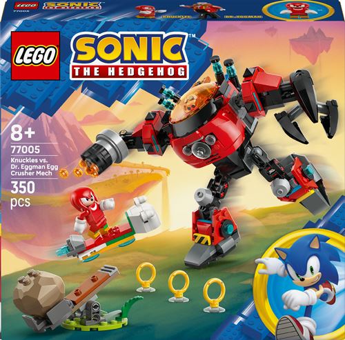 LEGO Sonic the Hedgehog 77005 Knuckles contre l'Egg Crusher de Dr. Eggman