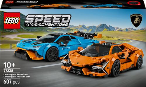 LEGO Speed Champions 77238 Lamborghini Revuelto et Huracán STO