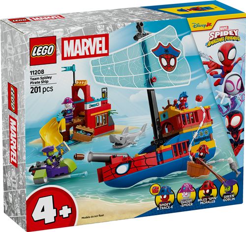 LEGO Spidey 11208 Le bateau pirate de l'équipe Spidey