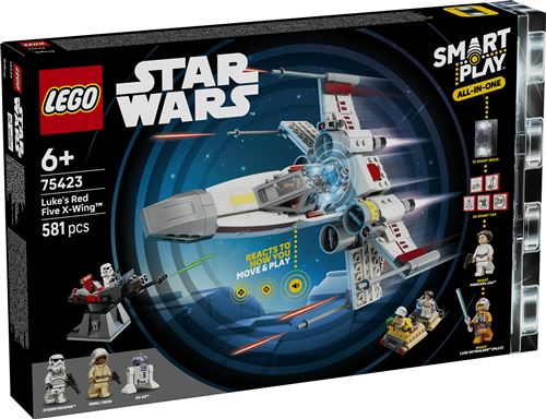 LEGO Star Wars 75423 SMART Play : le X-Wing Red Five de Luke
