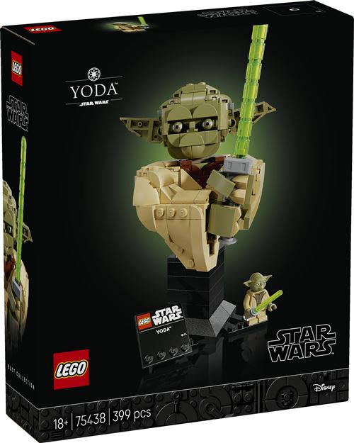 LEGO Star Wars 75438 Le buste de Yoda