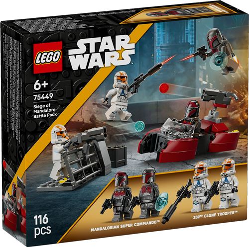LEGO Star Wars 75449 Pack de combat Le Siège de Mandalore