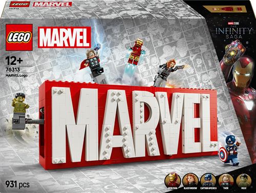 LEGO Super Heroes 76313 Logo Marvel et ses super-héros