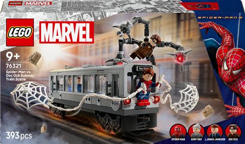 LEGO Super Heroes 76321 La scène du train de Spider-Man et Docteur Octopus