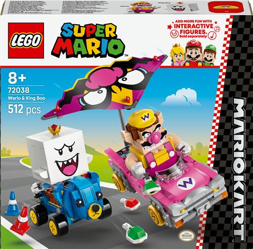 LEGO Super Mario 72038 Mario Kart – Wario et Roi Boo