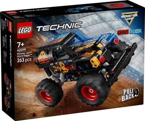 LEGO Technic 42219 Monster Jam Grave Digger - Feu et glace