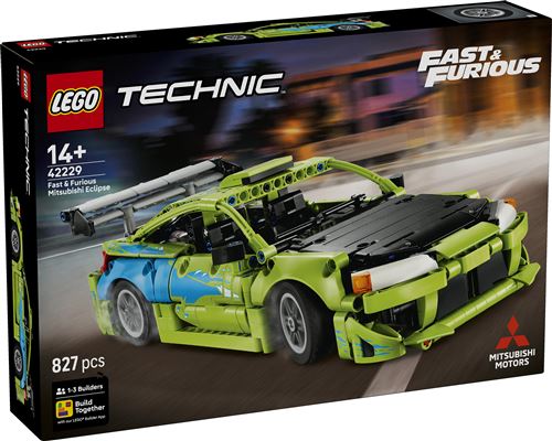 LEGO Technic 42229 Voiture Mitsubishi Eclipse de Fast and Furious