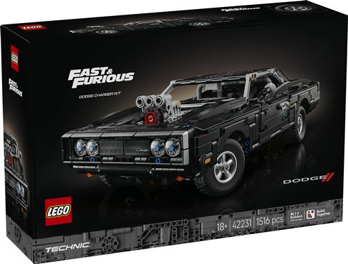 LEGO Technic 42231 Voiture Dodge Charger R/T de Fast and Furious