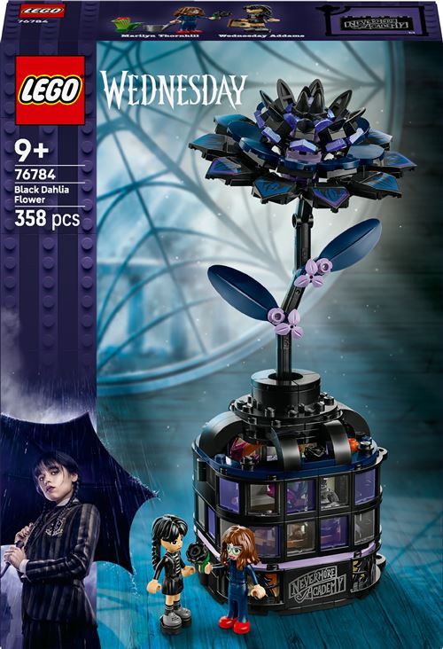 LEGO Wednesday 76784 Le dahlia noir