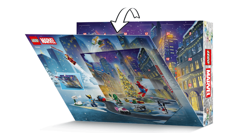Calendrier de l’Avent Lego Marvel 2026 (76340) Maison Cadeau