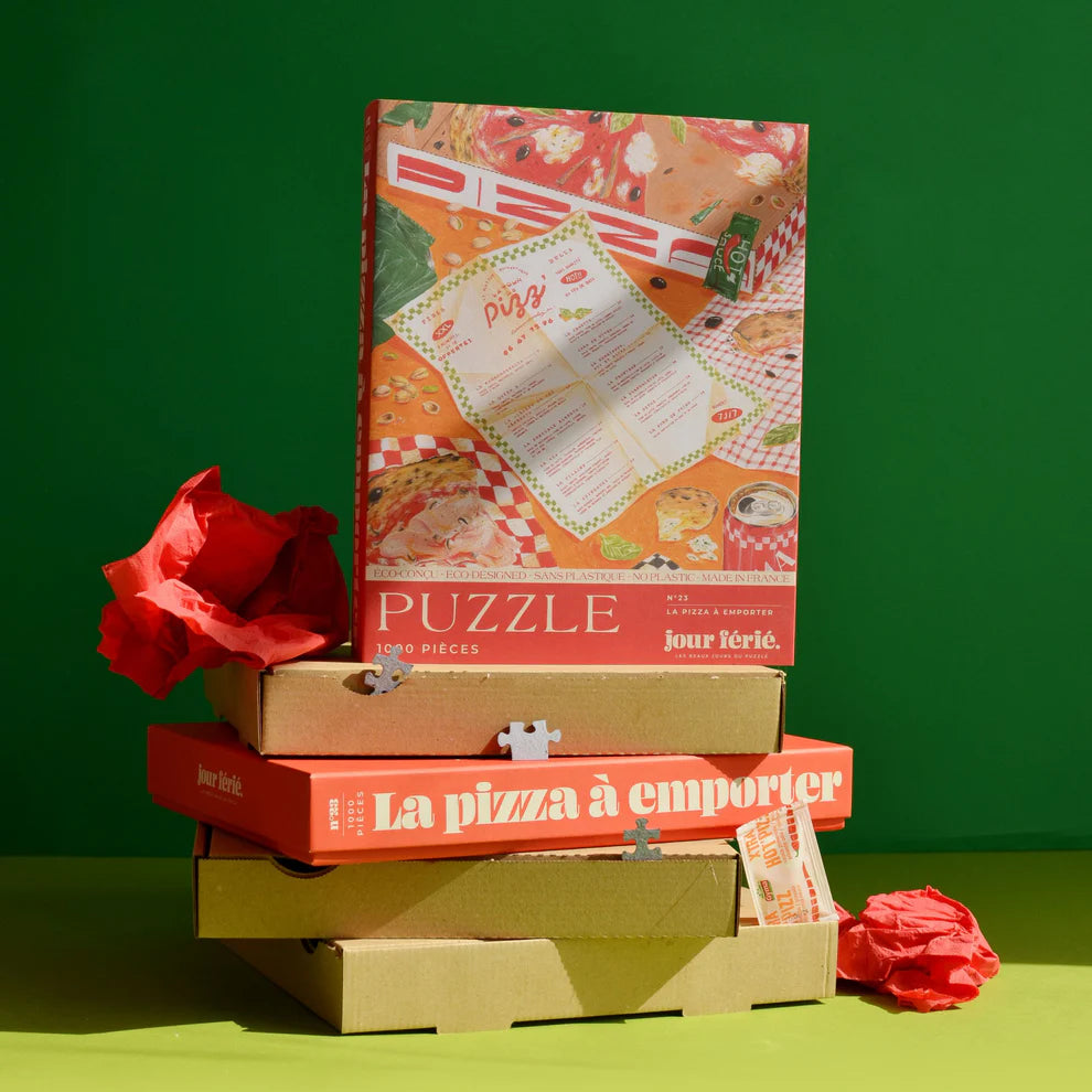 Puzzle La pizza à emporter - 1000 pièces
